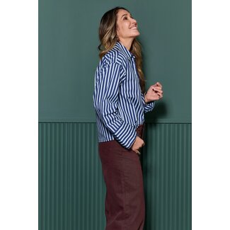 Coco Y Maria Coco Y Maria La Camisa Classic Blue Stripe