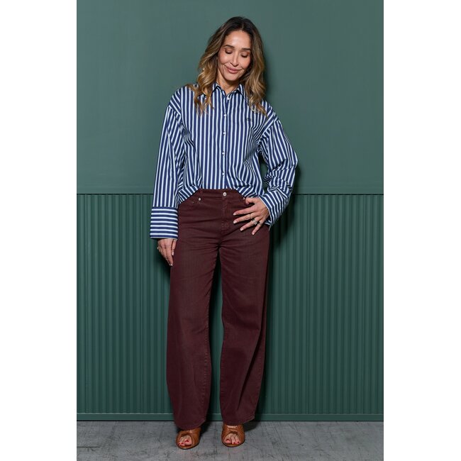 Coco Y Maria La Camisa Classic Blue Stripe