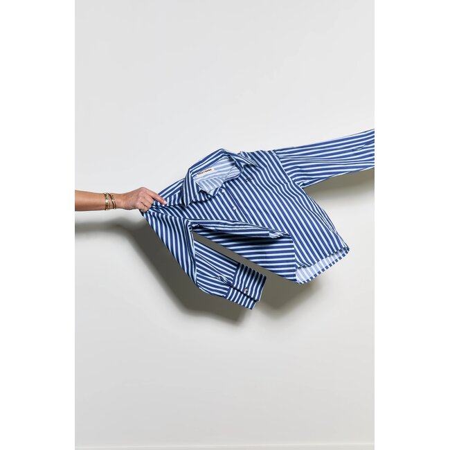 Coco Y Maria La Camisa Classic Blue Stripe