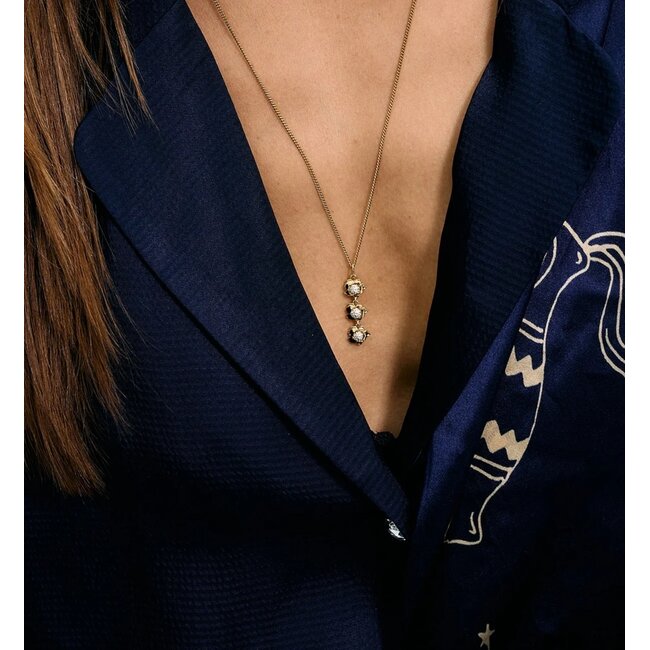 Anna + Nina Fiorita Charm Gold Plated