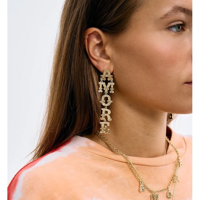 Anna + Nina Amore Studs Gold Plated