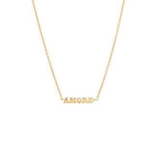 Anna + Nina Anna + Nina Amore Necklace Gold Plated