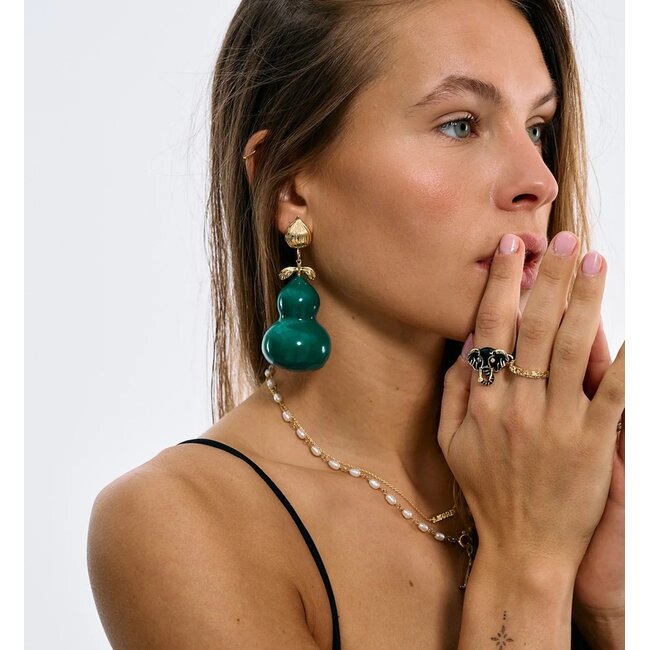 Anna + Nina Amore Necklace Gold Plated