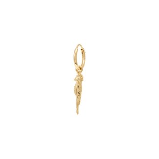 Anna + Nina Anna + Nina Single Isola Bird Ring Earring Gold Plated