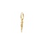 Anna + Nina Anna + Nina Single Isola Bird Ring Earring Gold Plated
