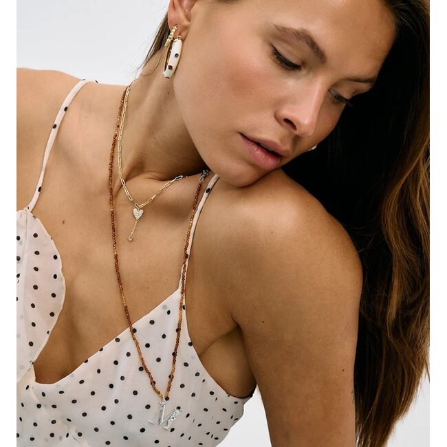 Anna + Nina Dolce Heart Choker Gold Plated