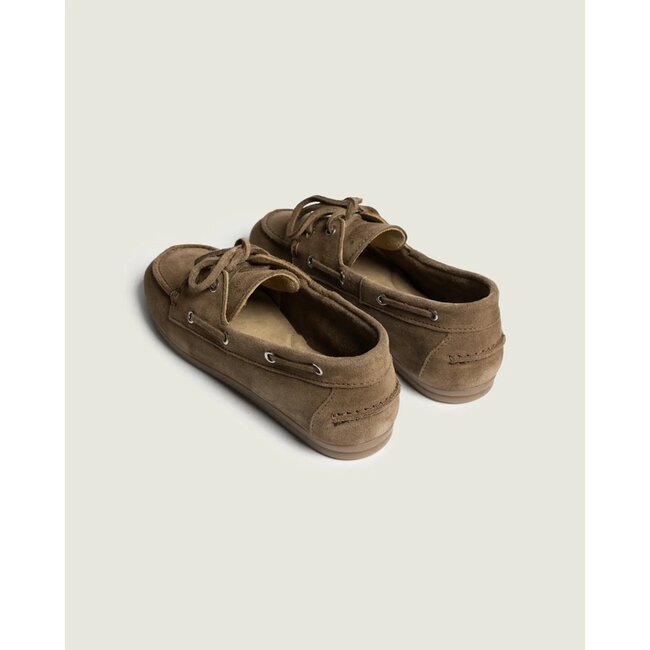 Posa Boat Loafer Brushed – Suede Light chocolate