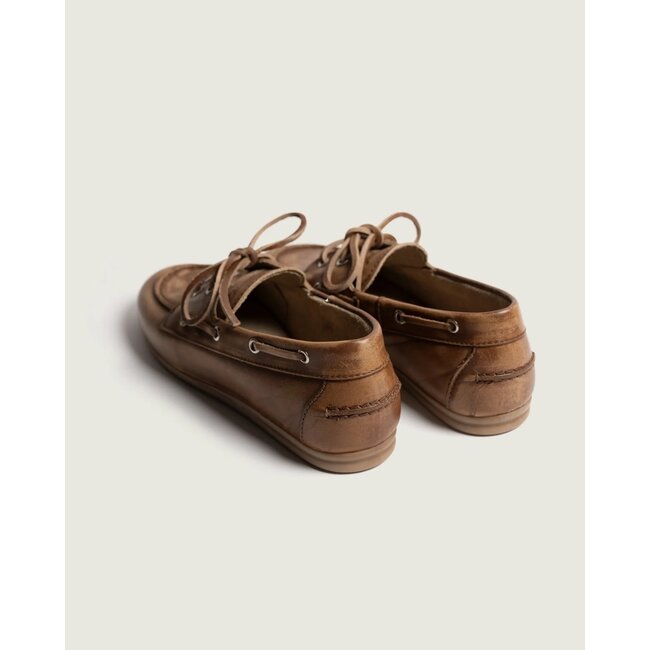 Posa Boat Loafer Brushed – Leather Brown