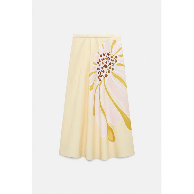 Dorothee Schumacher Floral Power Skirt dream flower yellow