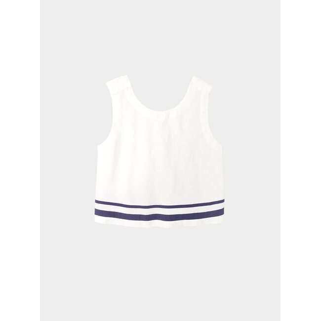 Xirena Leni Top white linen