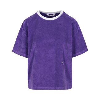 Raff Collective Terry Towelling T-Shirt Purple