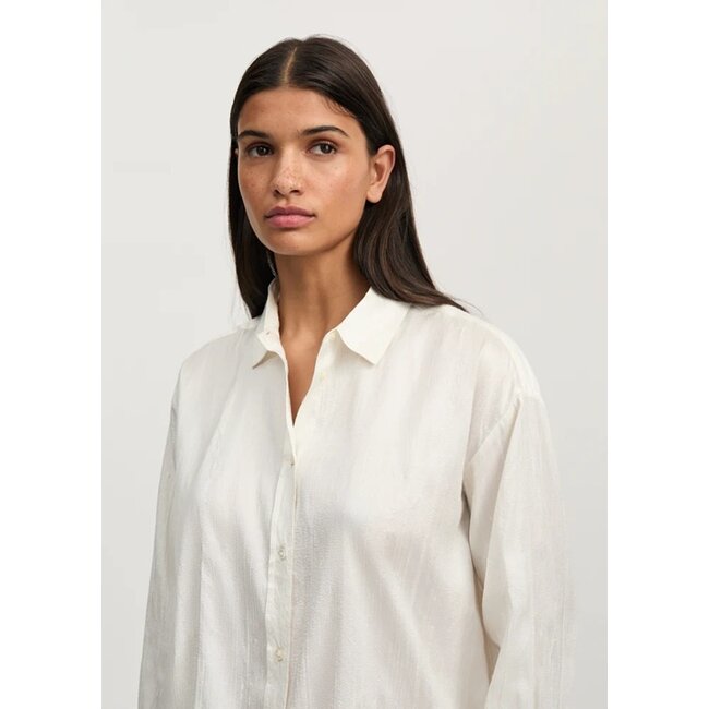 Aiayu Shirt Silk Pure Ecru