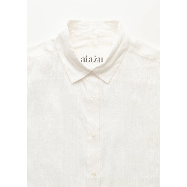 Aiayu Shirt Silk Pure Ecru