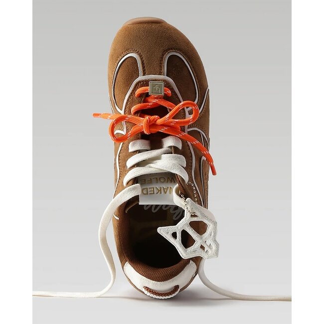 Naked Wolfe Adored tan/white suede