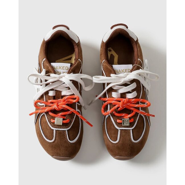 Naked Wolfe Adored tan/white suede
