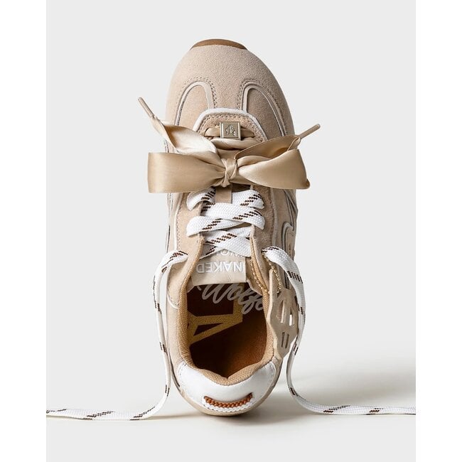 Naked Wolfe Adored off white suede