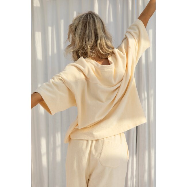 Bongusta Naram oversized shirt vanilla