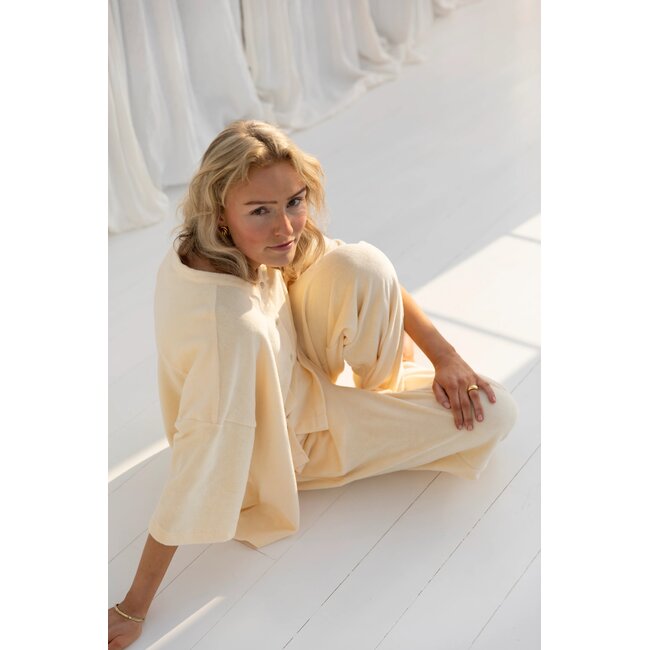 Bongusta Naram oversized shirt vanilla