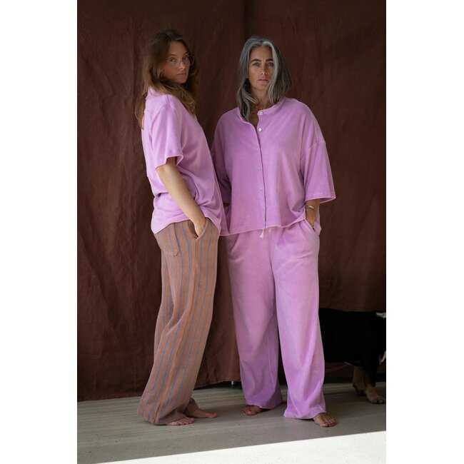 Bongusta Naram oversized shirt soft fuchsia