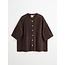 Bongusta Naram oversized shirt coffee