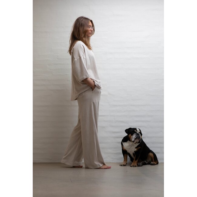 Bongusta Naram oversized shirt moonbeam