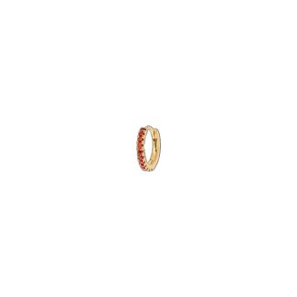 Anna + Nina Anna + Nina Single Etna Ring Earring Gold Plated