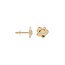 Anna + Nina Anna + Nina Single Fiorita Stud Gold Plated