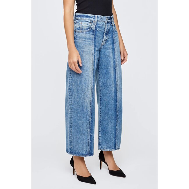 Moussy MV Norwell Raw Edge Wide light blue