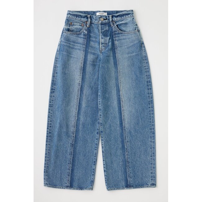 Moussy MV Norwell Raw Edge Wide light blue