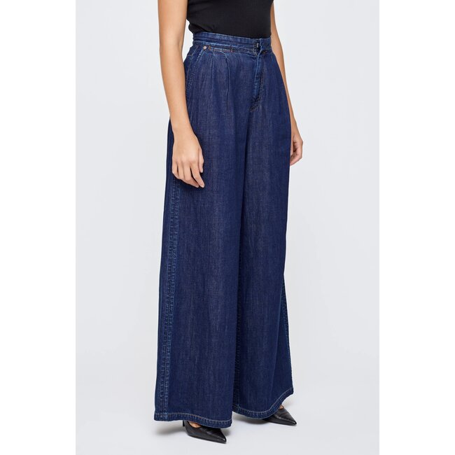 Moussy MN Villas Resort Wide Pants blue