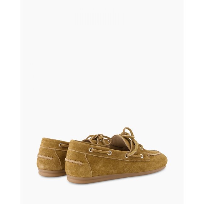 Posa Boat Loafer Brushed - Suede | Camel
