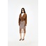 Rotate Scaollop Sequin Midi Skirt
