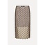 Rotate Scaollop Sequin Midi Skirt