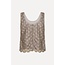 Rotate Scallop Sequin Top