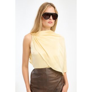 Rotate Chiffon Cape Top