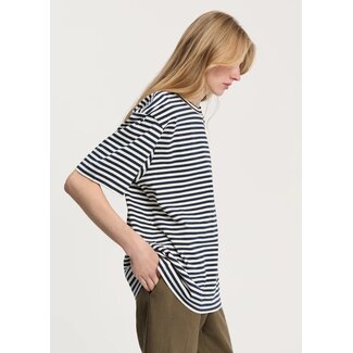 Aiayu Aiayu Lui Circular Striped Tee