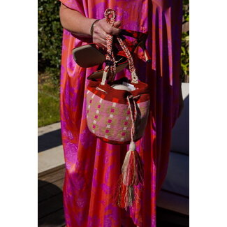 GUANABANA Crossbody Bag M – Hercules - pink & red