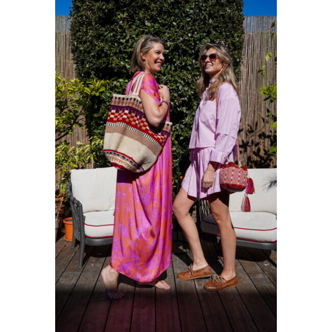 Crossbody Bag M – Hercules - pink & red