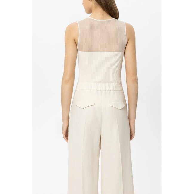 Luisa Cerano Pullover Kurzarm Milk