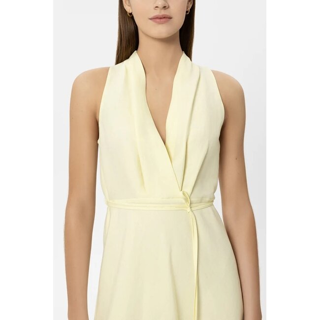 Luisa Cerano Linen blend midi dress