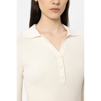 Luisa Cerano Luisa Cerano Polo with crochet details