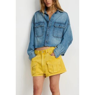DENIMIST DENIMIST Claire cargo short vibrant yellow