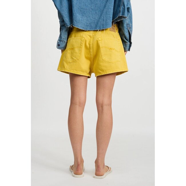 DENIMIST Claire cargo short vibrant yellow