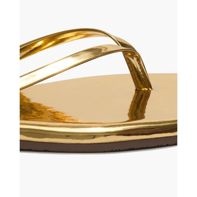 TKEES Square Toe Lily Mirror Gold