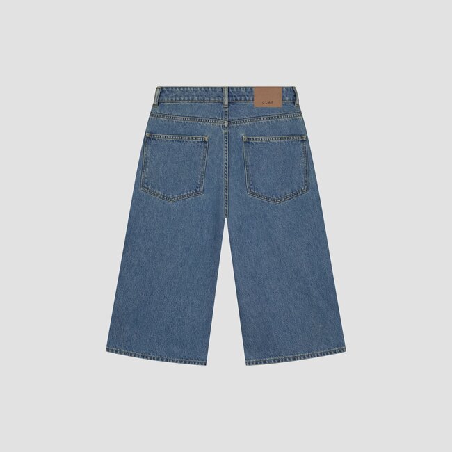 Olaf Denim short light indigo