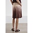 POMANDÈRE Degradé burnt-viscose and linen fabric shorts