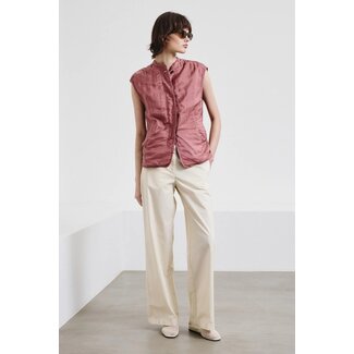 POMANDÈRE POMANDÈRE Double-layer cotton and silk waistcoat
