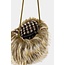 Luisa Cerano Boho bag in faux fur look multi