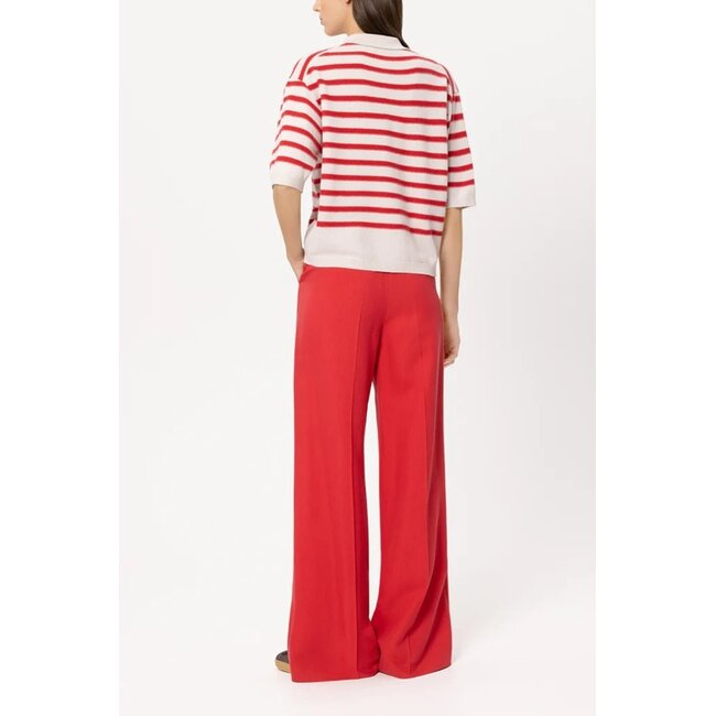 Luisa Cerano Gabardine-Wideleg-Pants