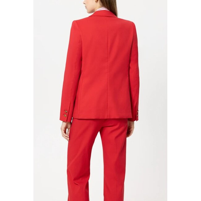Luisa Cerano Gabardine-Blazer cherry red